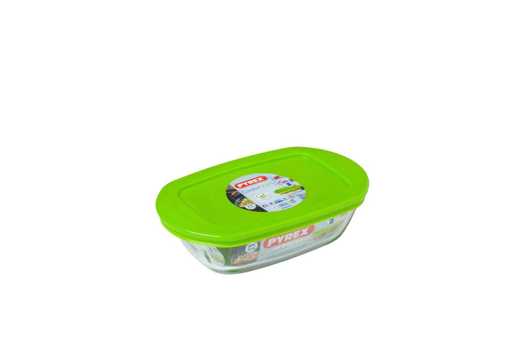 Pyrex cook & store Rect Dish + Lid 0L4/17x10x5cm - 214P000