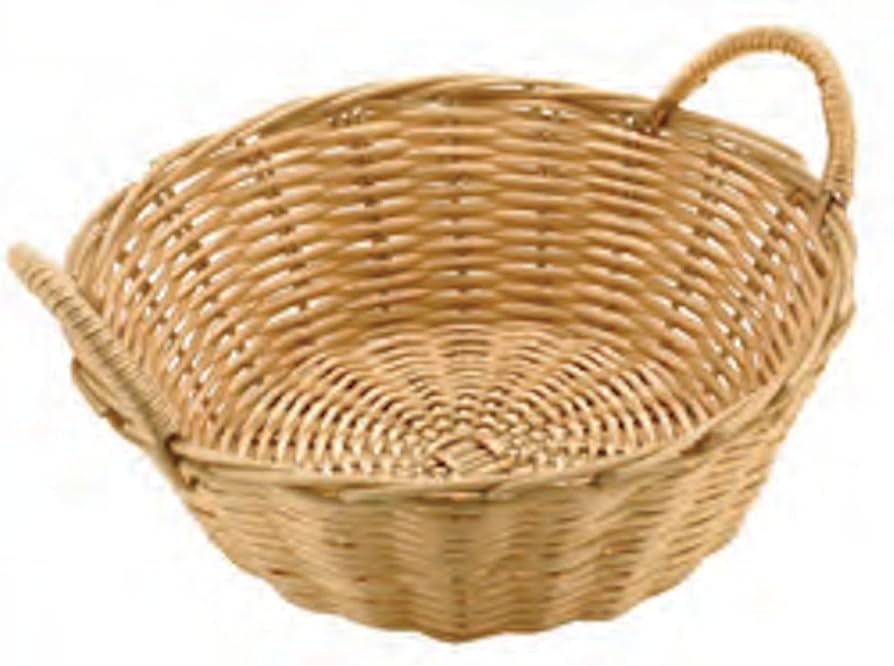 BA Plastic Rattan Basket 20x7cm - HM-BA150