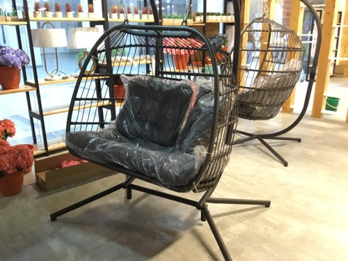 Outdoor hanging chair 2 seater AD698005-0B
