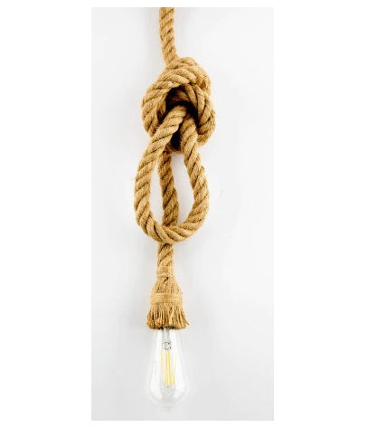 Tronic Fitting pendant rope lamp 1.5mtr e27 - PL RP01-01