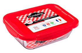 Ocuisine Rect Dish+Red Lid 2L6/28x20x8cm - 216PC00/1045