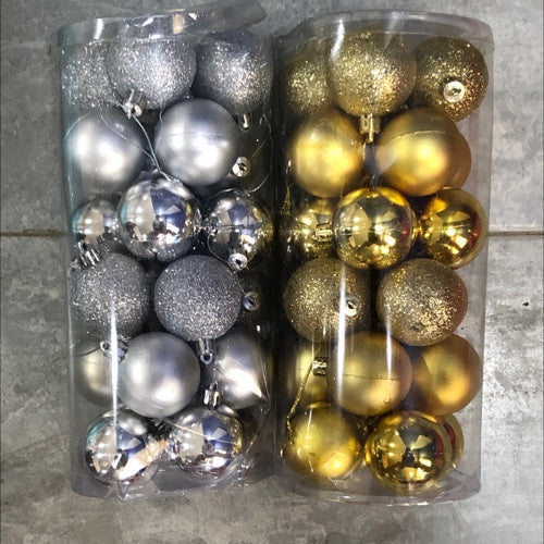 Christmas bauble small 24pcs