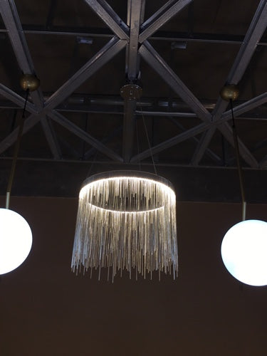 Silver chain chandelier LH7109-1