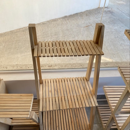 3 Step Ladder Shelf softwood slope type